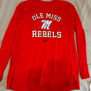 Nike Ole Miss Realtree Logo Long Sleeve